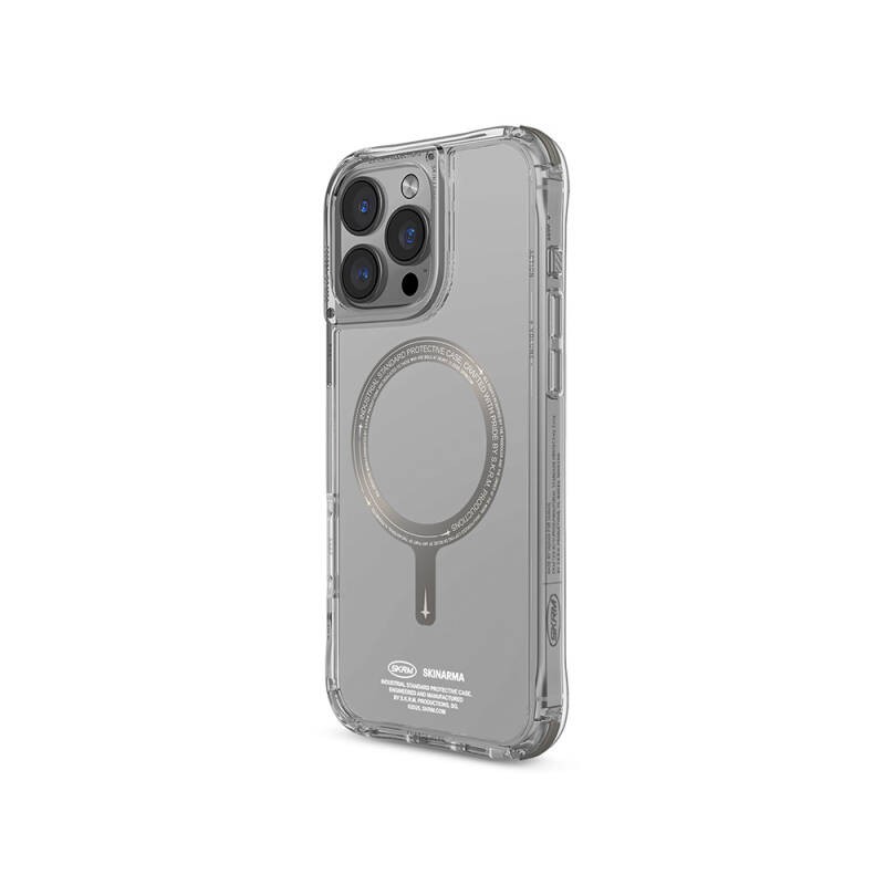 Apple iPhone 16 Pro Kılıf M-safe Şarj Özellikli Şeffaf Airbag Tasarımlı Skinarma Saido Prime Kapak - 5