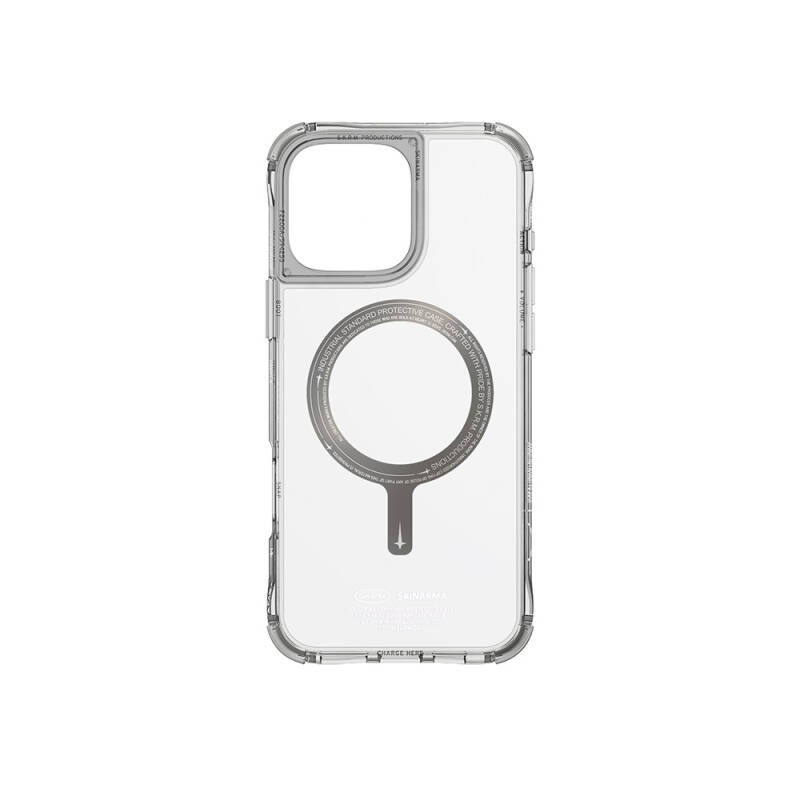 Apple iPhone 16 Pro Kılıf M-safe Şarj Özellikli Şeffaf Airbag Tasarımlı Skinarma Saido Prime Kapak - 6