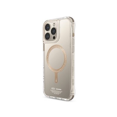 Apple iPhone 16 Pro Kılıf M-safe Şarj Özellikli Şeffaf Airbag Tasarımlı Skinarma Saido Prime Kapak - 7