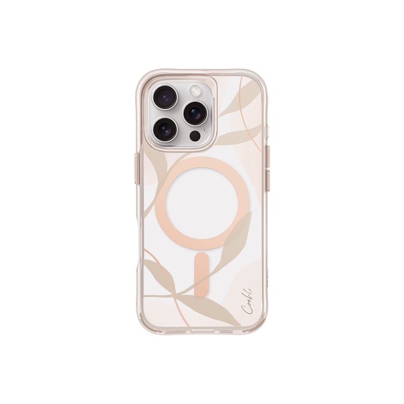 Apple iPhone 16 Pro Kılıf M-safe Şarj Özellikli Şeffaf Arka Yüzey Coehl Verdure Kapak - 2