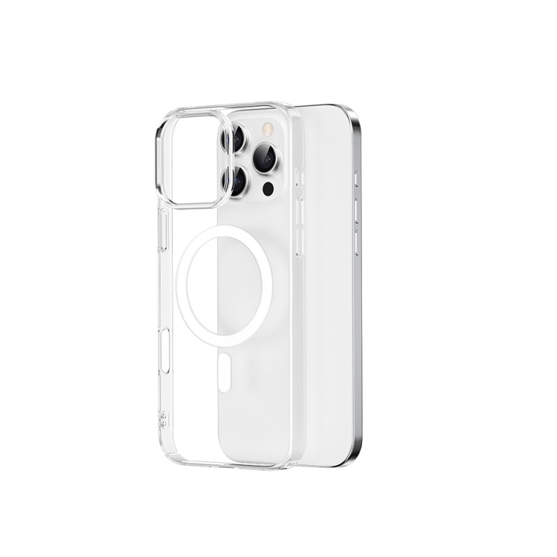 Apple iPhone 16 Pro Kılıf M-safe Şarj Özellikli Wiwu YXK-207 Invisible Pro Sert PC Kapak - 2