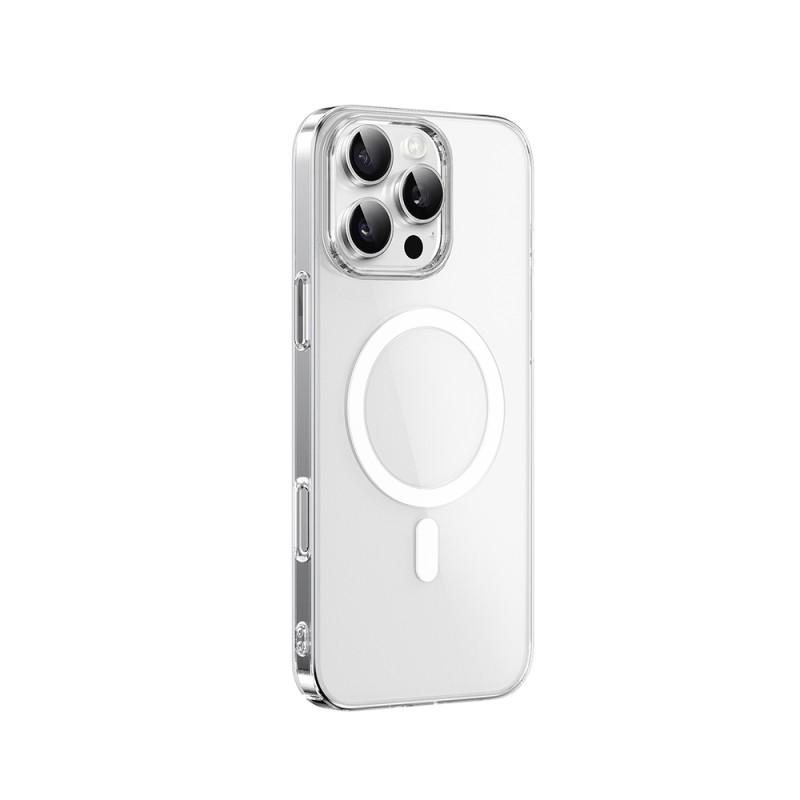 Apple iPhone 16 Pro Kılıf M-safe Şarj Özellikli Wiwu YXK-207 Invisible Pro Sert PC Kapak - 6