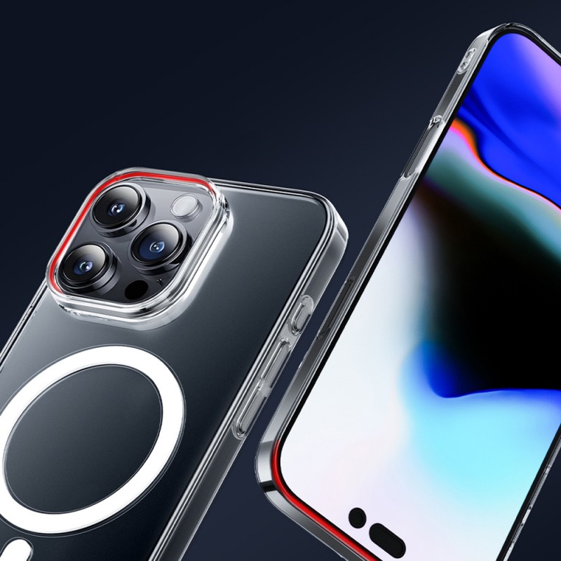 Apple iPhone 16 Pro Kılıf M-safe Şarj Özellikli Wiwu YXK-207 Invisible Pro Sert PC Kapak - 7