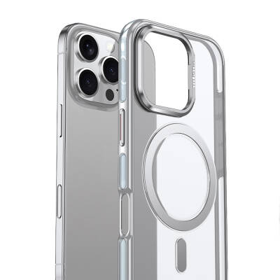 Apple iPhone 16 Pro Kılıf M-safe Şarj Özellikli Wlons Standlı Efsane Kapak - Wlons