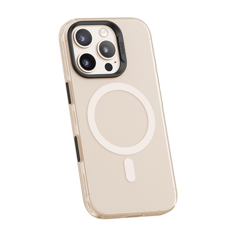 Apple iPhone 16 Pro Kılıf M-safe Şarj Özellikli Yeni Seri Benks Lucid Armor Kapak - 4
