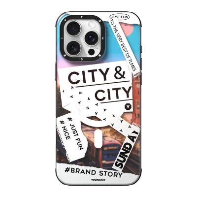 Apple iPhone 16 Pro Kılıf M-safe Şarj Özellikli Youngkit A-City Serisi Kapak - 2