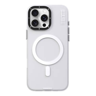 Apple iPhone 16 Pro Kılıf M-safe Şarj Özellikli Youngkit Hidden Sand Serisi Kapak - 6