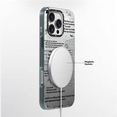 Apple iPhone 16 Pro Kılıf M-safe Şarj Özellikli Youngkit Literary Serisi Classic Kapak - 3