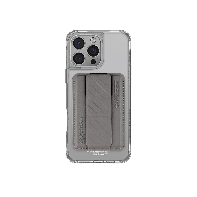 Apple iPhone 16 Pro Kılıf SkinArma Şeffaf M-safe Şarj Özellikli Prime Edition Kado Kartlıklı Saido Kapak - 5