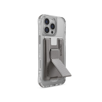 Apple iPhone 16 Pro Kılıf SkinArma Şeffaf M-safe Şarj Özellikli Prime Edition Kado Kartlıklı Saido Kapak - 3