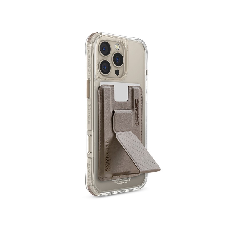 Apple iPhone 16 Pro Kılıf SkinArma Şeffaf M-safe Şarj Özellikli Prime Edition Kado Kartlıklı Saido Kapak - 2