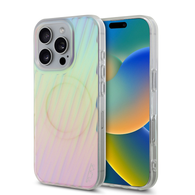 Apple iPhone 16 Pro Kılıf TUMI Orjinal Lisanslı M-safe Şarj Özellikli Transparan Kapak - TUMI