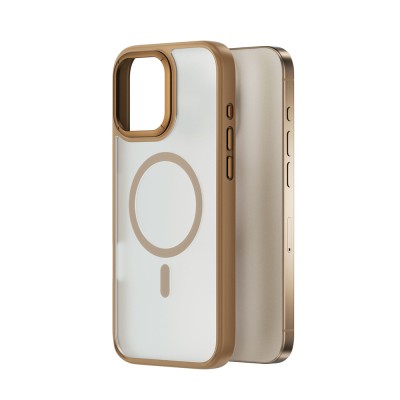 Apple iPhone 16 Pro Kılıf Wiwu FGG-012 ArmorPro Serisi M-safe Şarj Özellikli Parmak İzi Bırakmayan Kılıf - 10