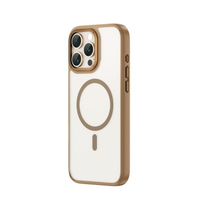 Apple iPhone 16 Pro Kılıf Wiwu FGG-012 ArmorPro Serisi M-safe Şarj Özellikli Parmak İzi Bırakmayan Kılıf - 13