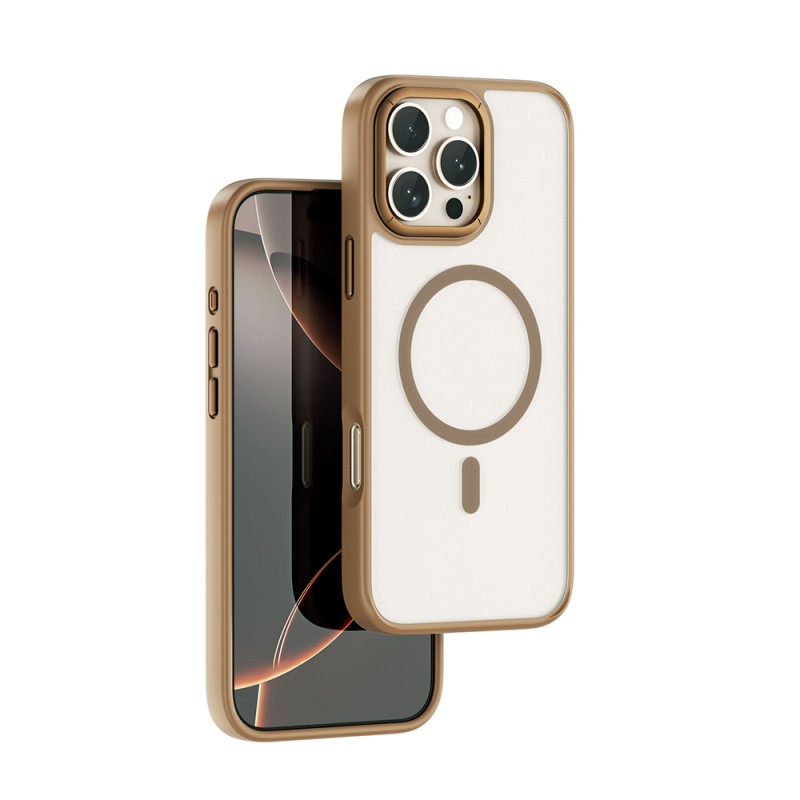 Apple iPhone 16 Pro Kılıf Wiwu FGG-012 ArmorPro Serisi M-safe Şarj Özellikli Parmak İzi Bırakmayan Kılıf - 4
