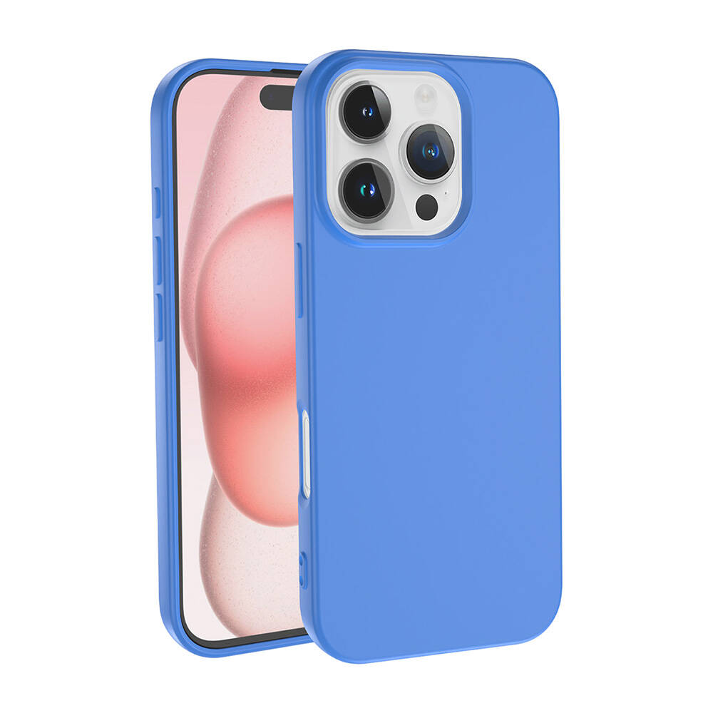 Apple iPhone 16 Pro Kılıf Zore LSR Lansman Kapak - Mavi