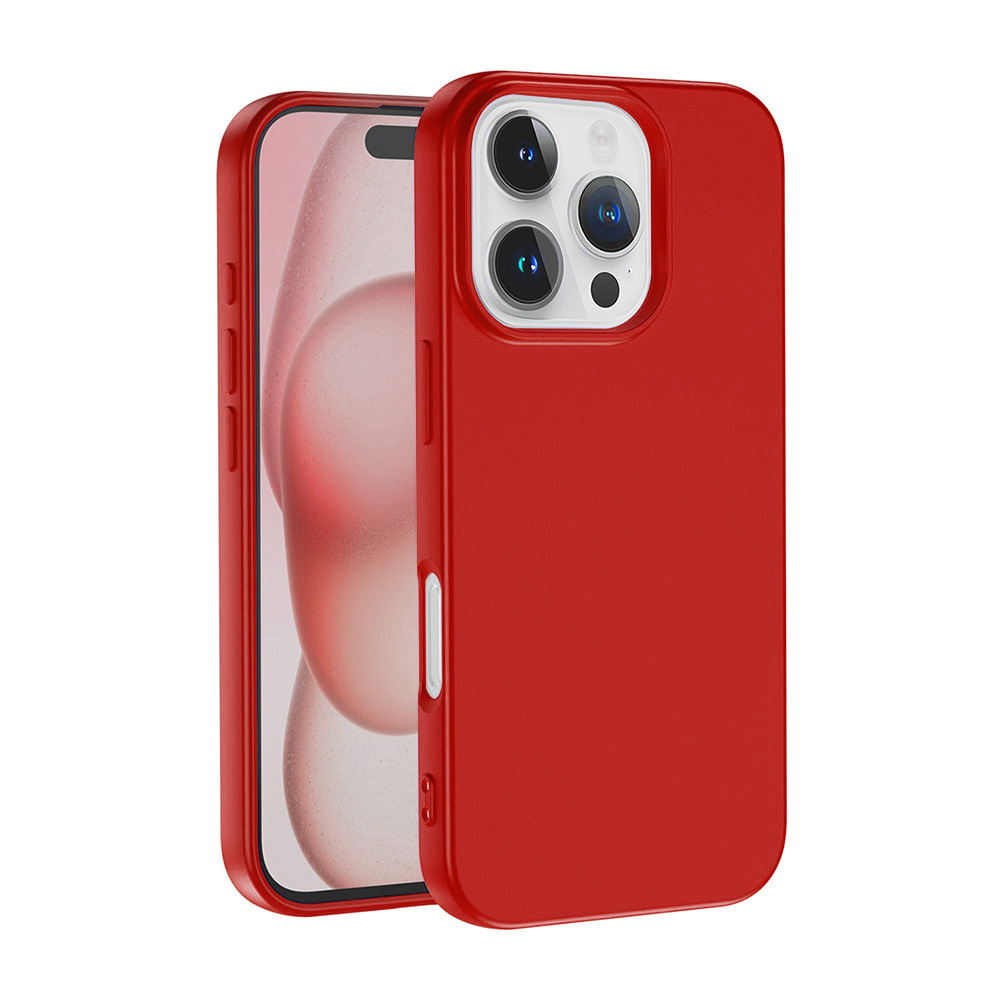 Apple iPhone 16 Pro Kılıf Zore LSR Lansman Kapak - Kırmızı