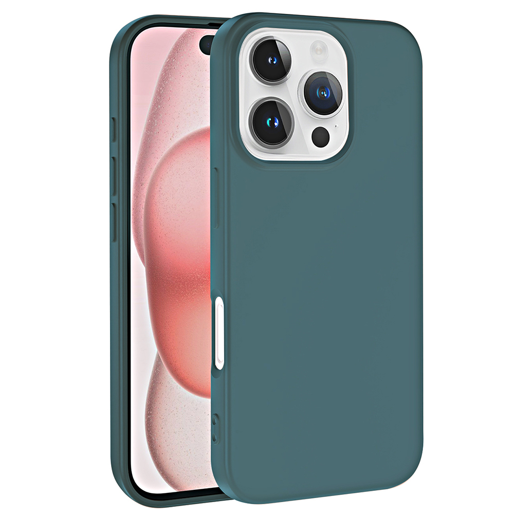 Apple iPhone 16 Pro Kılıf Zore LSR Lansman Kapak - Koyu Yeşil