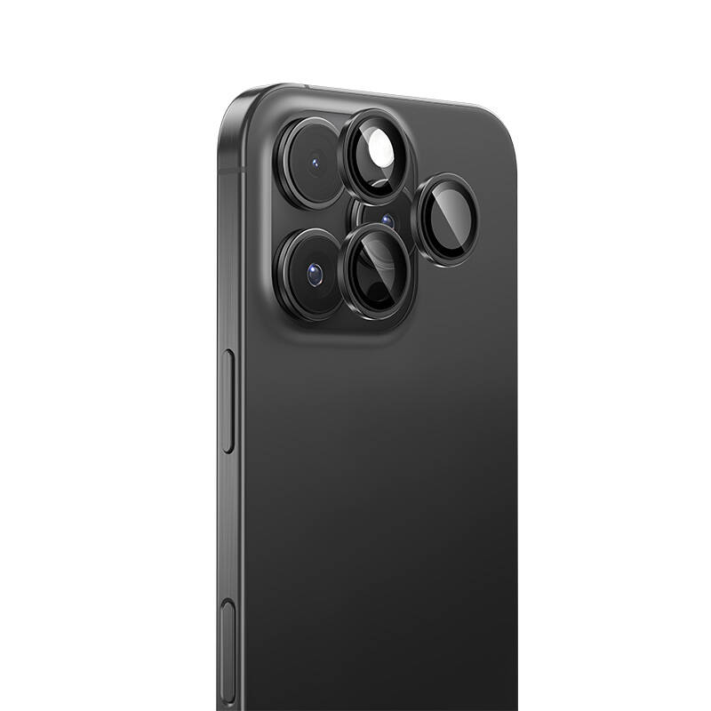 Apple iPhone 16 Pro Max Benks DR Safir Kamera Lens Koruyucu - Siyah