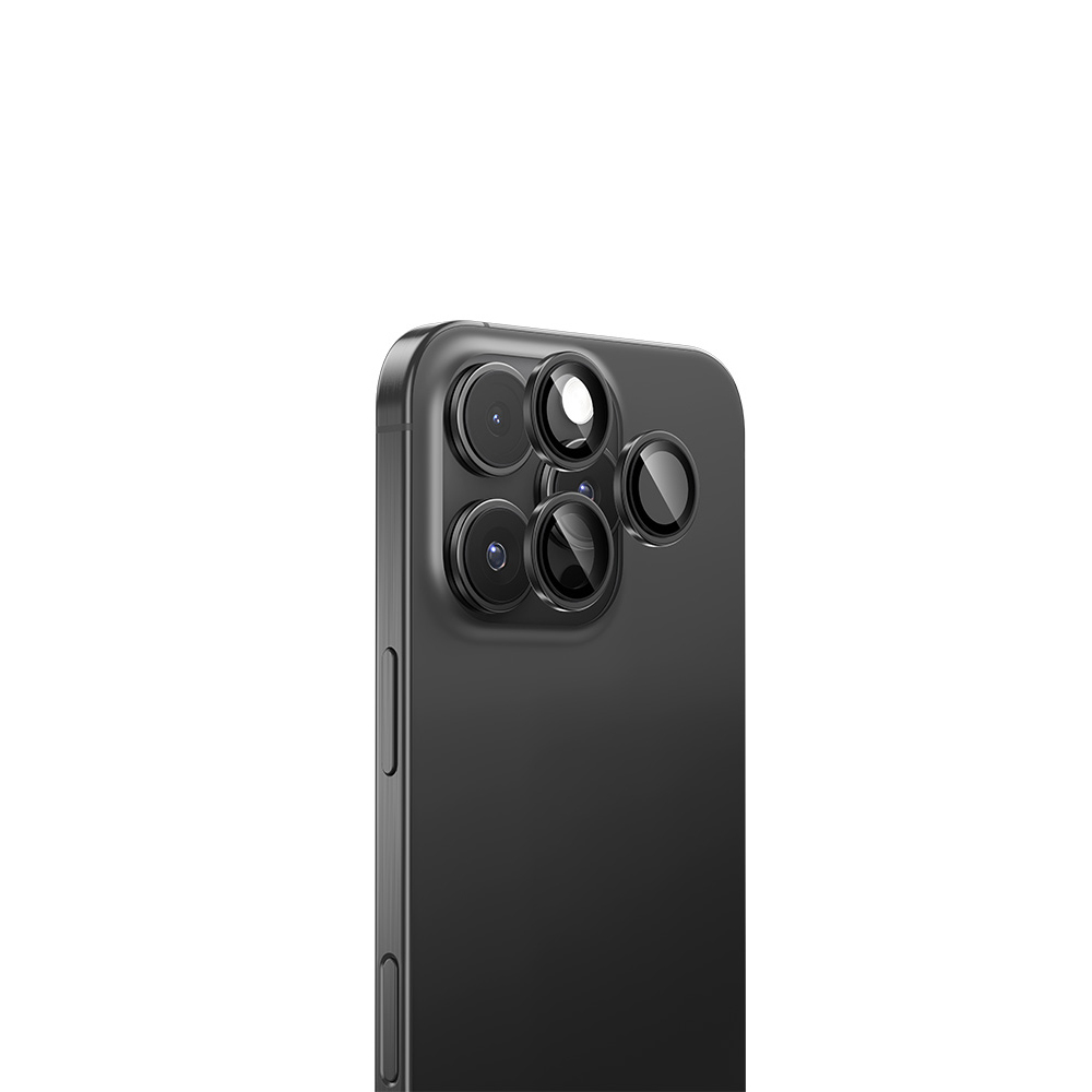 Apple iPhone 16 Pro Max Benks DR Safir Kamera Lens Koruyucu - Titanyum-Gri