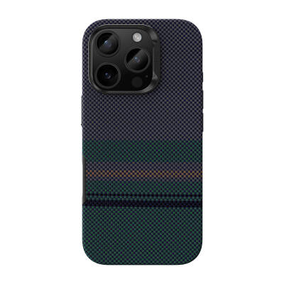 Apple iPhone 16 Pro Max Case Benks Aurora ArmorPro Kevlar Cover Carbon Fiber Design Magsafe Charging Feature - 2