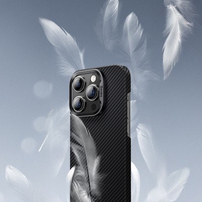 Apple iPhone 16 Pro Max Case Benks M-safe Charging Feature Metal Camera Frame Magnetic ArmorAir 600D Kevlar Fiber Cover - 9