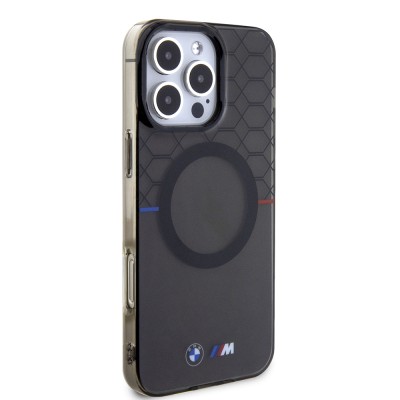 Apple iPhone 16 Pro Max Case BMW Magsafe Charging Feature Transparent M Design Original Licensed Cover - 5