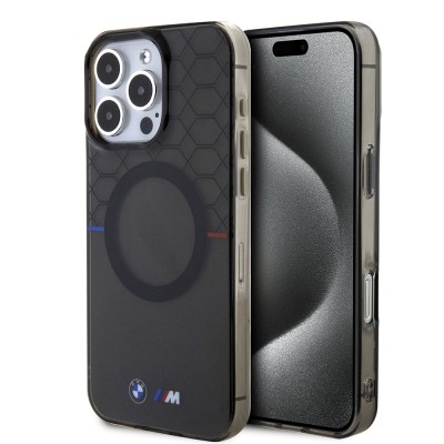 Apple iPhone 16 Pro Max Case BMW Magsafe Charging Feature Transparent M Design Original Licensed Cover - 2
