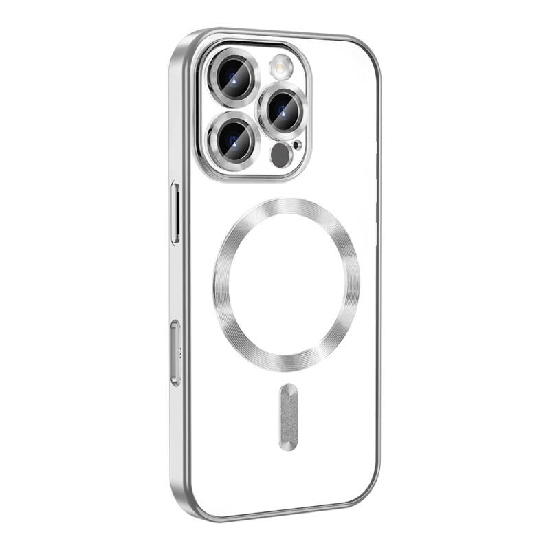 Apple iPhone 16 Pro Max Case Camera Protected Magsafe Wireless Charging Feature Zore Demre Cover - 14