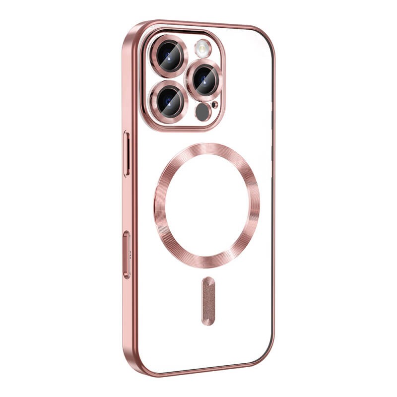 Apple iPhone 16 Pro Max Case Camera Protected Magsafe Wireless Charging Feature Zore Demre Cover - 15