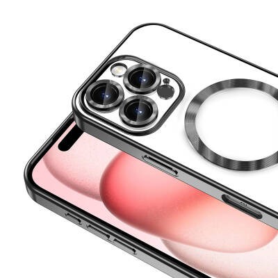 Apple iPhone 16 Pro Max Case Camera Protected Magsafe Wireless Charging Feature Zore Demre Cover - 17