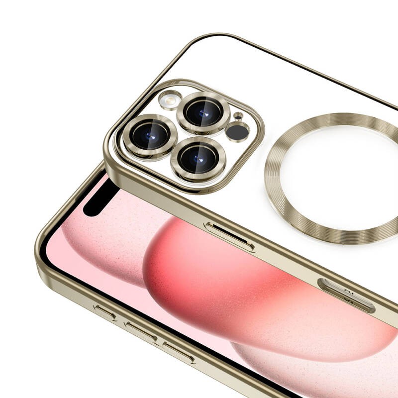 Apple iPhone 16 Pro Max Case Camera Protected Magsafe Wireless Charging Feature Zore Demre Cover - 18