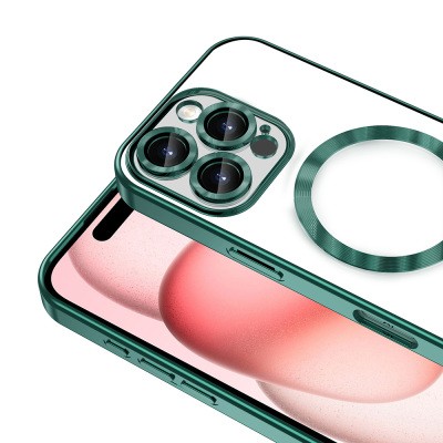 Apple iPhone 16 Pro Max Case Camera Protected Magsafe Wireless Charging Feature Zore Demre Cover - 20