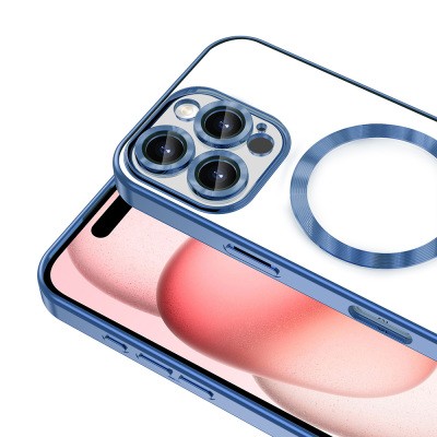 Apple iPhone 16 Pro Max Case Camera Protected Magsafe Wireless Charging Feature Zore Demre Cover - 22