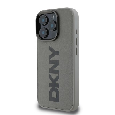 Apple iPhone 16 Pro Max Case DKNY Original Licensed Magsafe Charging Feature PU Leather Plain Cover  - 11