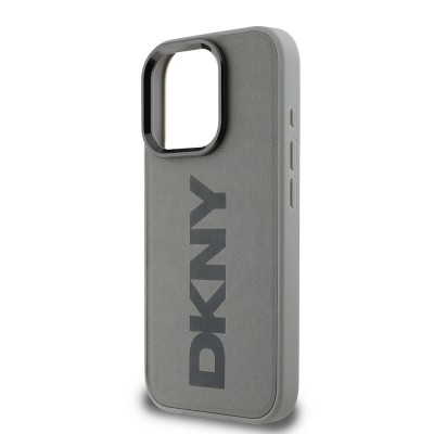 Apple iPhone 16 Pro Max Case DKNY Original Licensed Magsafe Charging Feature PU Leather Plain Cover  - 15