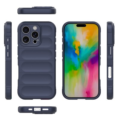 Apple iPhone 16 Pro Max Case Flexible TPU Hollow Back Surface Design Zore Etnik Silicone Cover - 8