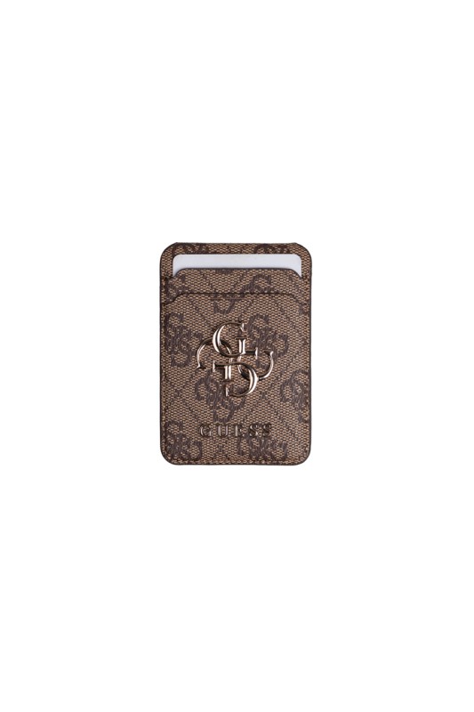 Apple iPhone 16 Pro Max Case Guess Original Licensed M-safe Charging Feature Strap and 4G Logo Card Holder - 8