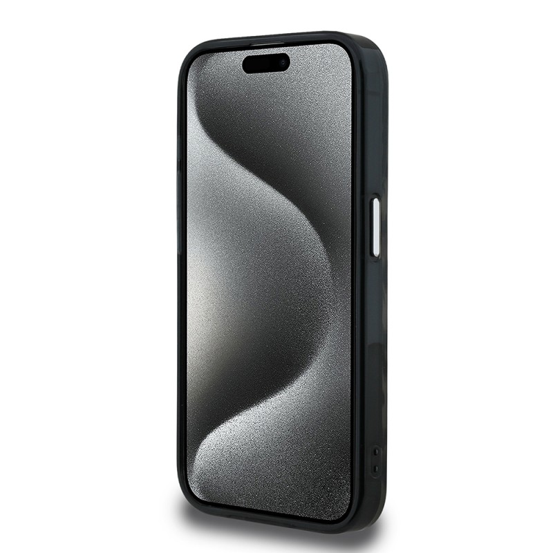 Apple iPhone 16 Pro Max Case Karl Lagerfeld Original Licensed IML Leopard Print Cover - 6