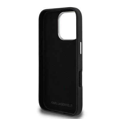 Apple iPhone 16 Pro Max Case Karl Lagerfeld Original Licensed K&C Heads Pin Cover - 16