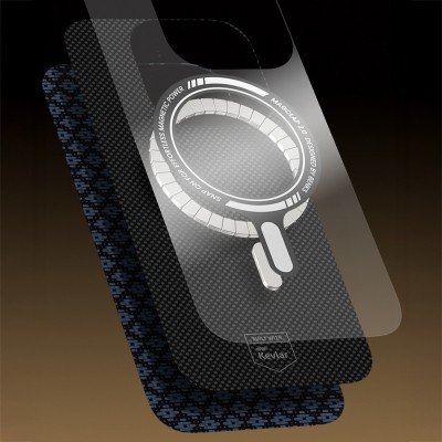 Apple iPhone 16 Pro Max Case M-Safe Charging Feature Benks ArmorAir ArmorGrid Series Kevlar Cover - 16