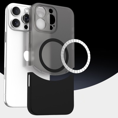 Apple iPhone 16 Pro Max Case M-Safe Charging Feature Magnetic Zore Double Cover - 7