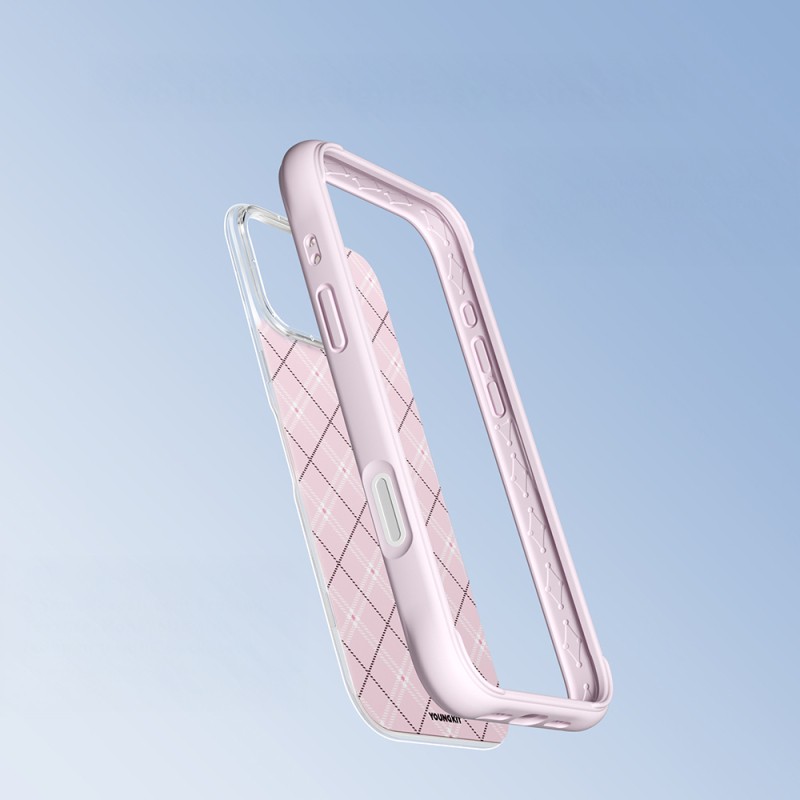 Apple iPhone 16 Pro Max Case M-safe Charging Feature Youngkit Argyle Series Cover - 11