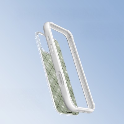 Apple iPhone 16 Pro Max Case M-safe Charging Feature Youngkit Argyle Series Cover - 12