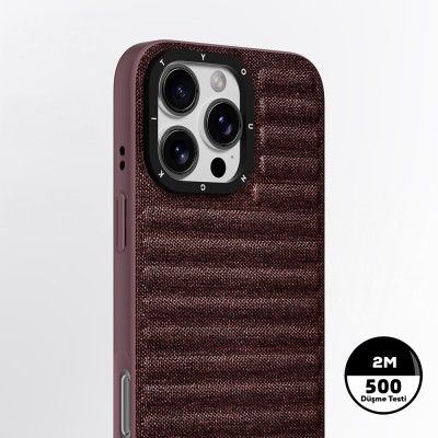 Apple iPhone 16 Pro Max Case M-safe Charging Feature Youngkit Canvas Series Cover - 6
