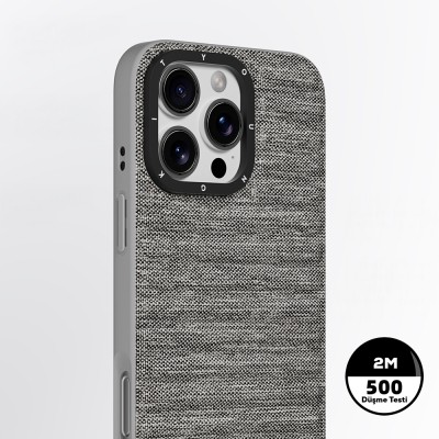 Apple iPhone 16 Pro Max Case M-safe Charging Feature Youngkit Canvas Series Cover - 7