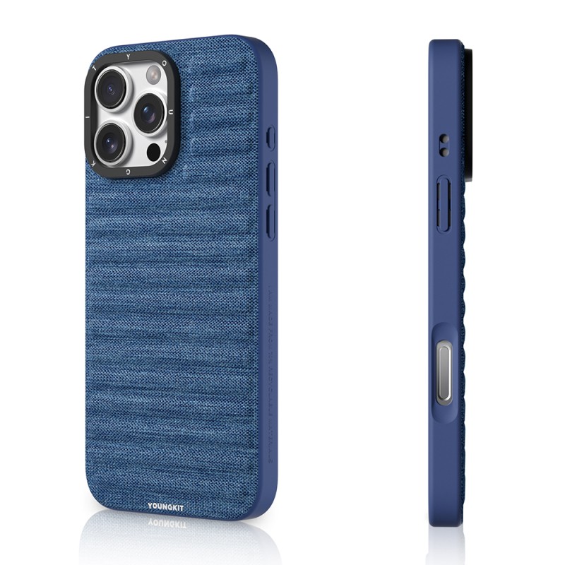 Apple iPhone 16 Pro Max Case M-safe Charging Feature Youngkit Canvas Series Cover - 10