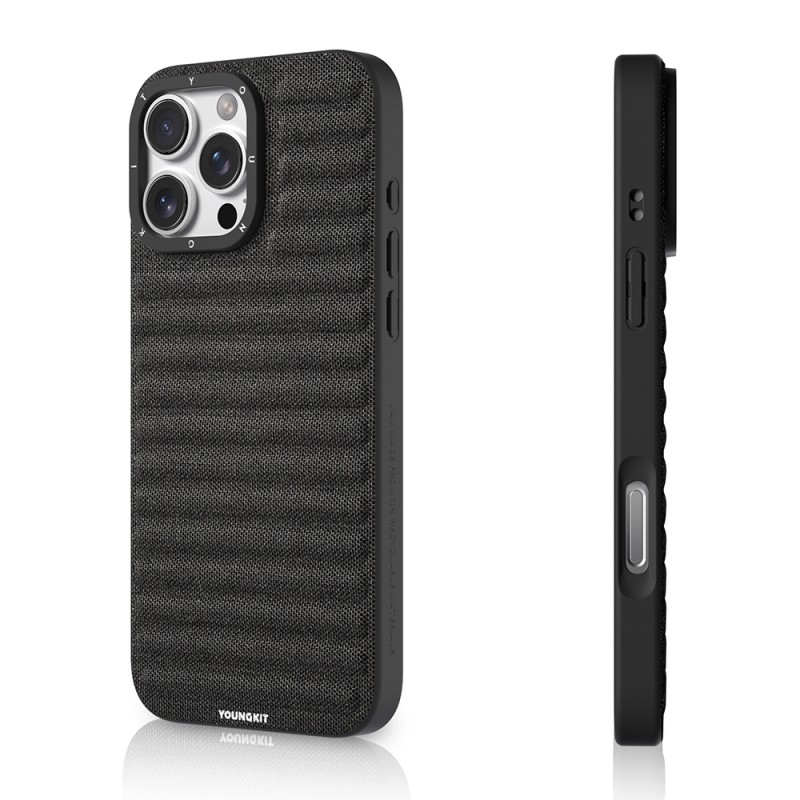 Apple iPhone 16 Pro Max Case M-safe Charging Feature Youngkit Canvas Series Cover - 11