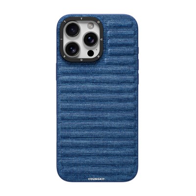Apple iPhone 16 Pro Max Case M-safe Charging Feature Youngkit Canvas Series Cover - 4