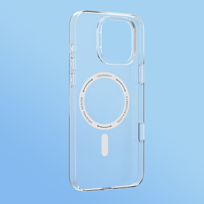 Apple iPhone 16 Pro Max Case M-safe Charging Feature Youngkit Ice Series Cover - 8